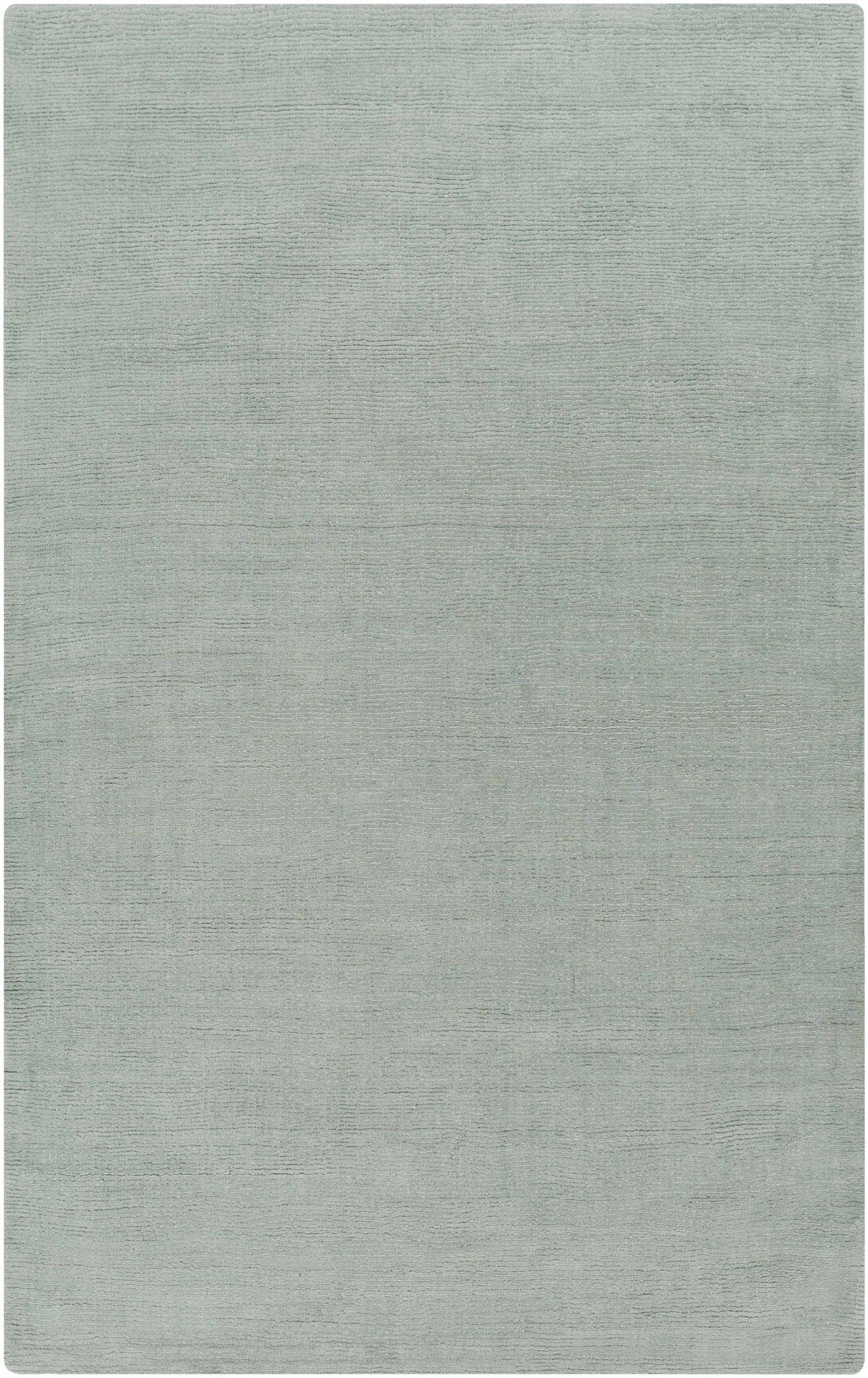 Brockton Solid Dusty Sage Wool Rug - Quahog Bay Bedding