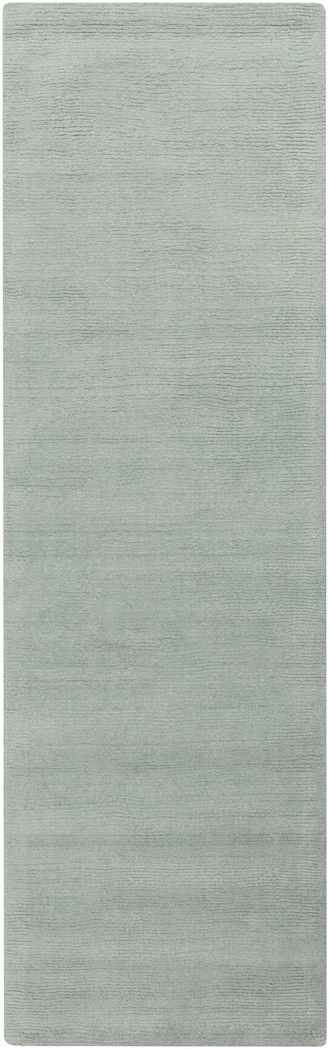 Brockton Solid Dusty Sage Wool Rug - Quahog Bay Bedding