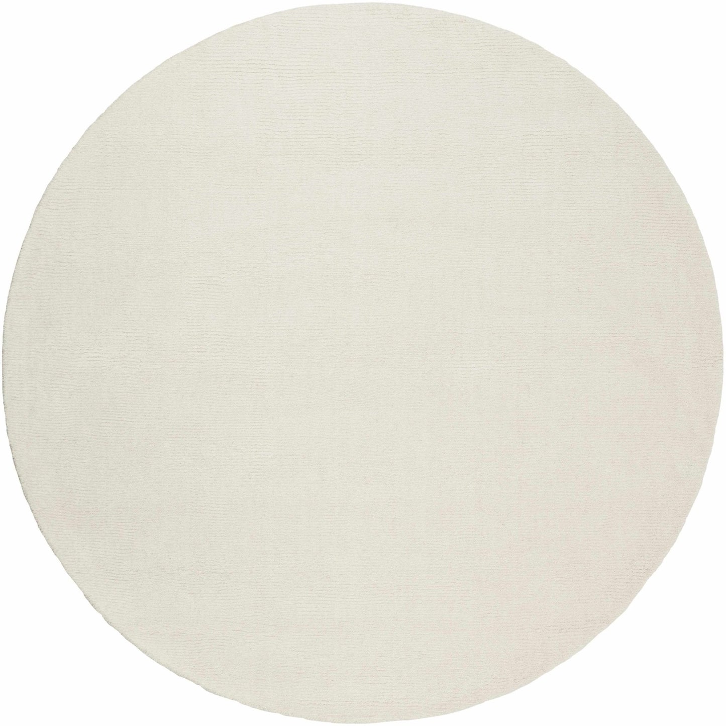Brockton Solid Light Beige Wool Rug - Quahog Bay Bedding