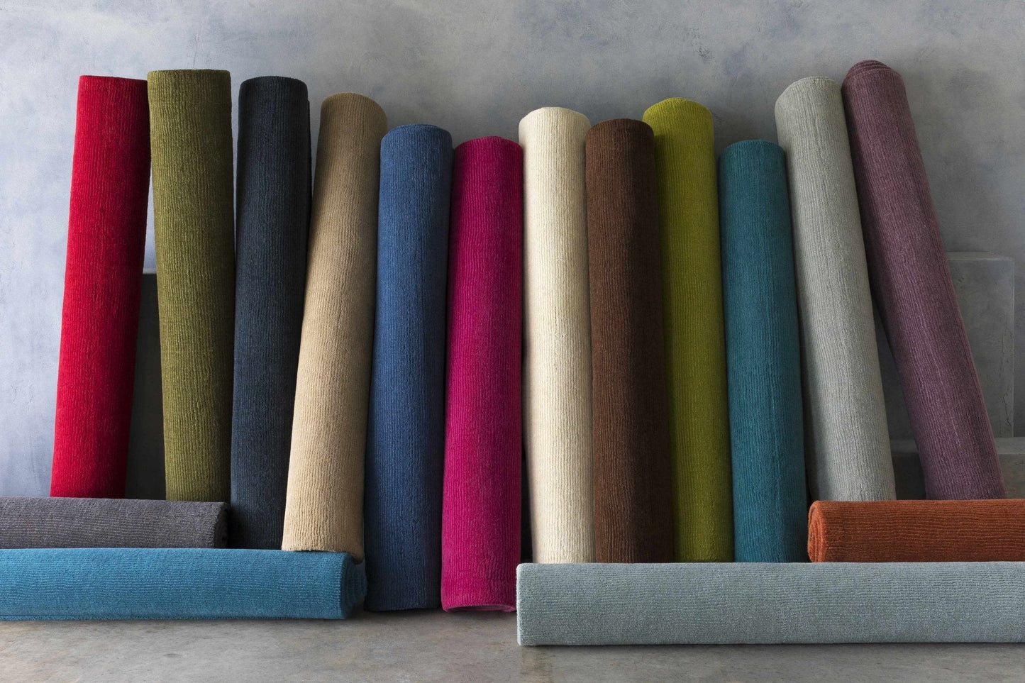 Brockton Solid Teal Wool Rug - Quahog Bay Bedding