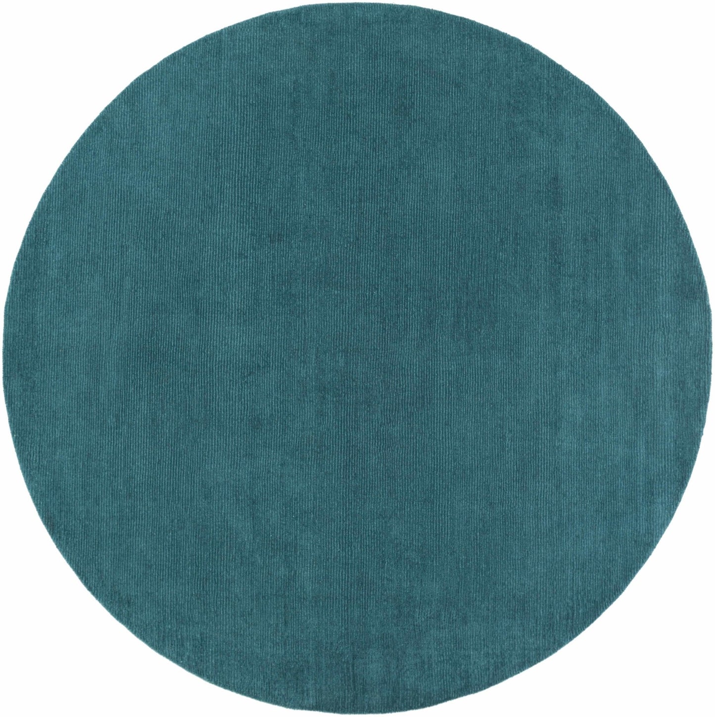 Brockton Solid Teal Wool Rug - Quahog Bay Bedding