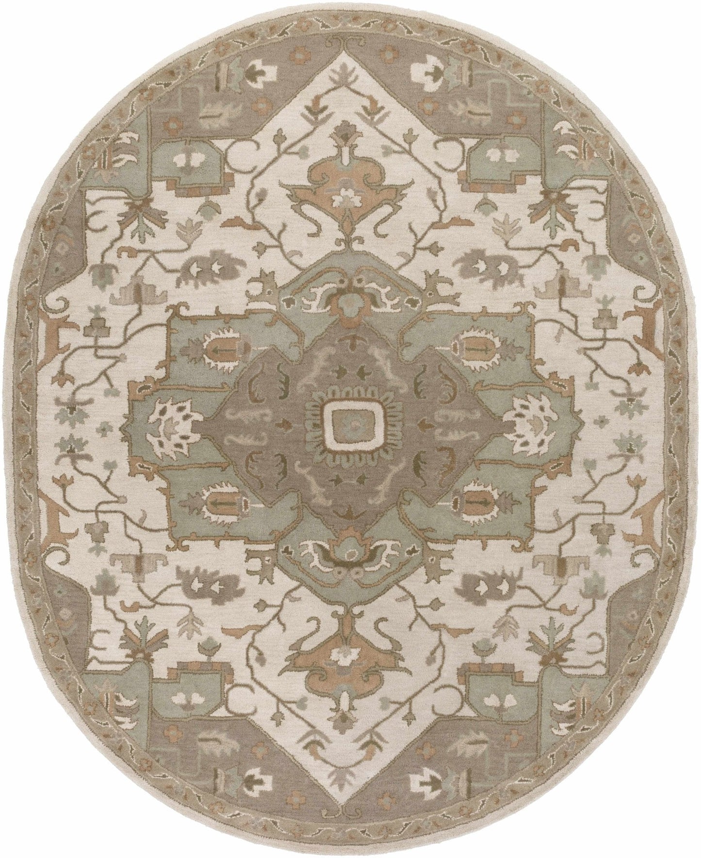 Broomfield Hand Tufted Sage 1143 Area Rug - Quahog Bay Bedding