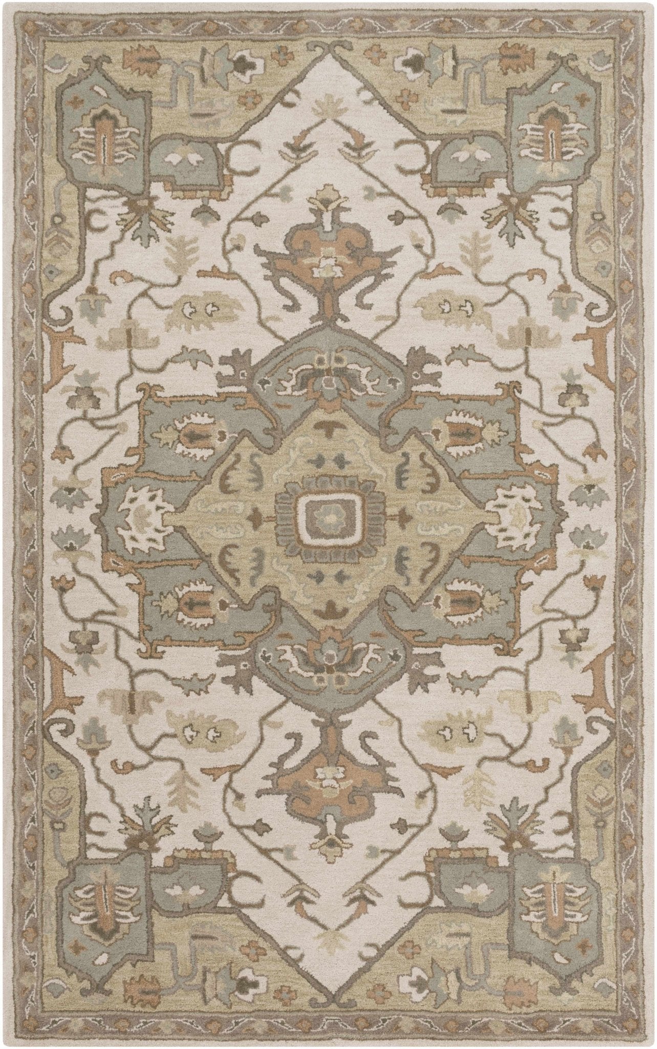 Broomfield Hand Tufted Sage 1143 Area Rug - Quahog Bay Bedding