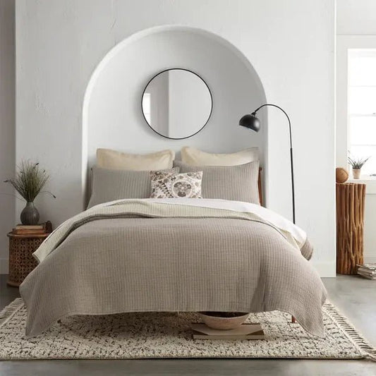 Caden Cotton Muslin Coverlet - Quahog Bay Bedding