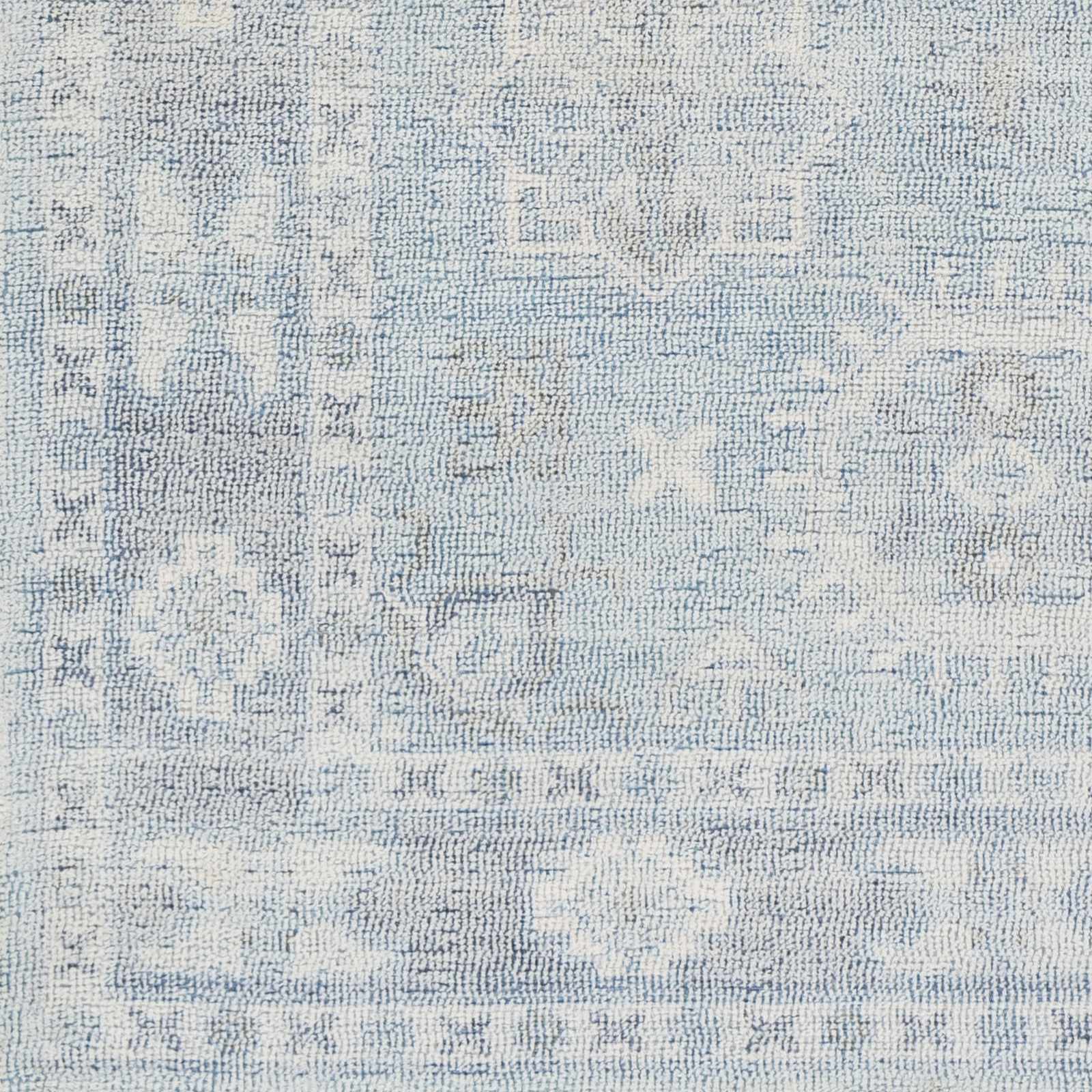 Calderbank Sky Blue Wool - Blend Area Rug - Quahog Bay Bedding