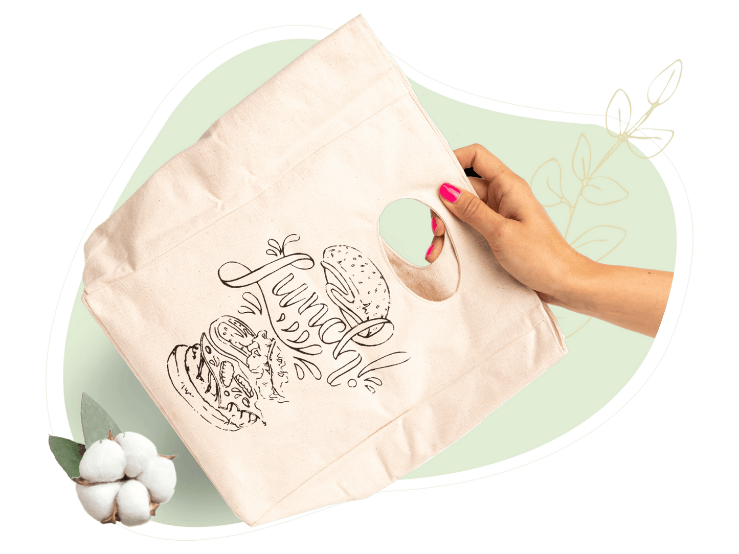 Canvas Lunch Bag - Quahog Bay Bedding