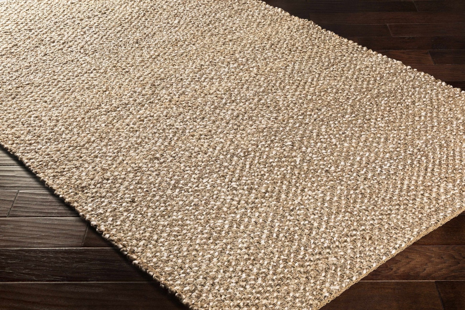 Caspar Hand Woven Natural Jute Rug - Quahog Bay Bedding