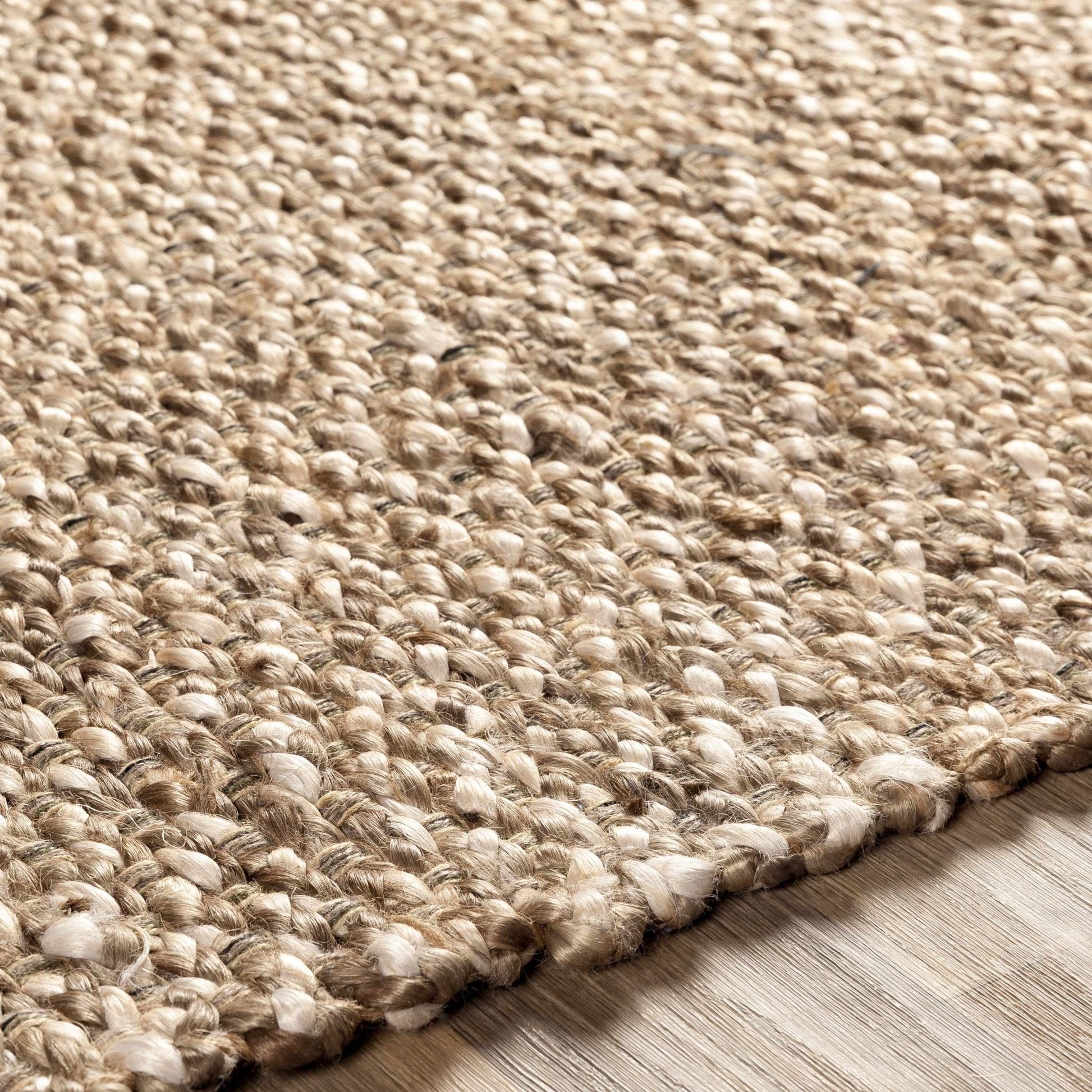 Caspar Hand Woven Natural Jute Rug - Quahog Bay Bedding