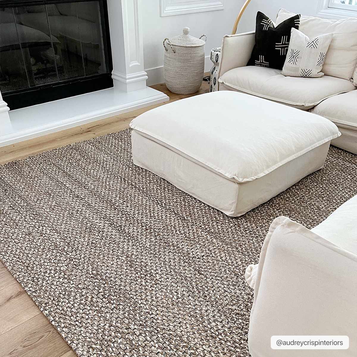 Caspar Hand Woven Natural Jute Rug - Quahog Bay Bedding