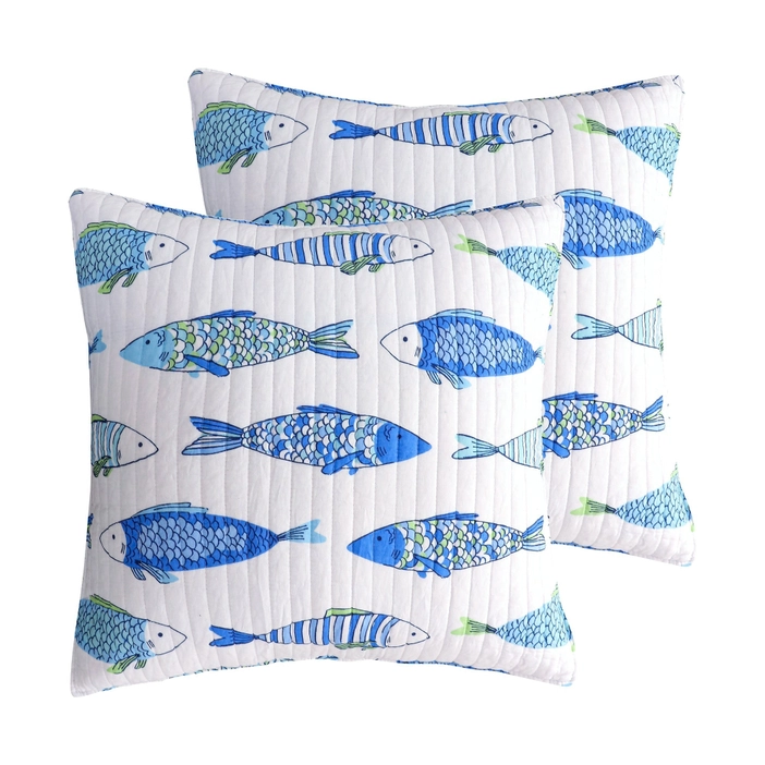 Coastal Bedding Ensembles Complete Queen - 7PC Catalina