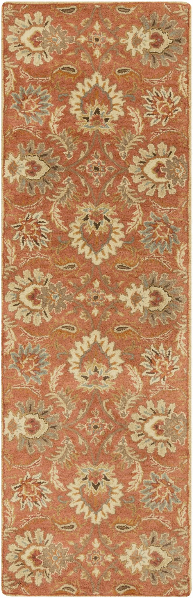 Chesterton Hand Tufted Orange 1112 Area Rug - Quahog Bay Bedding