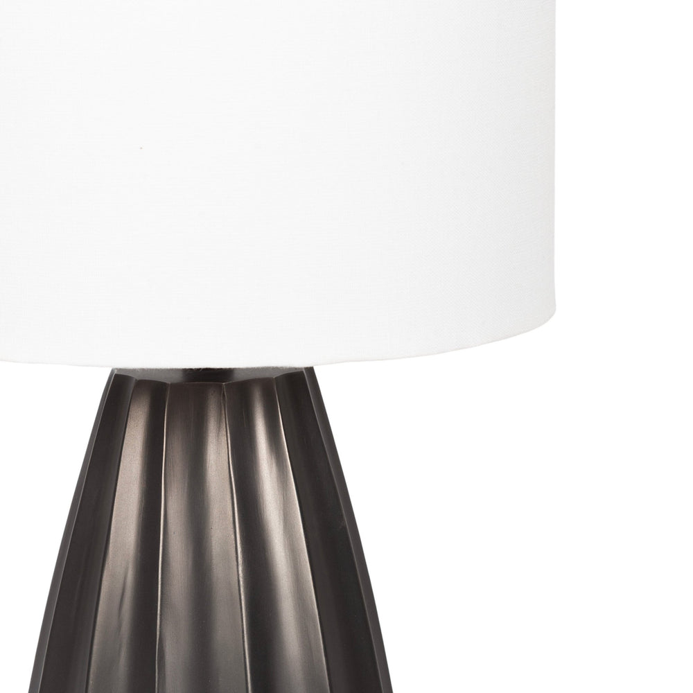 Ciji Scalloped Table Lamp | Coastal Lamps & Lighting - Quahog Bay Bedding