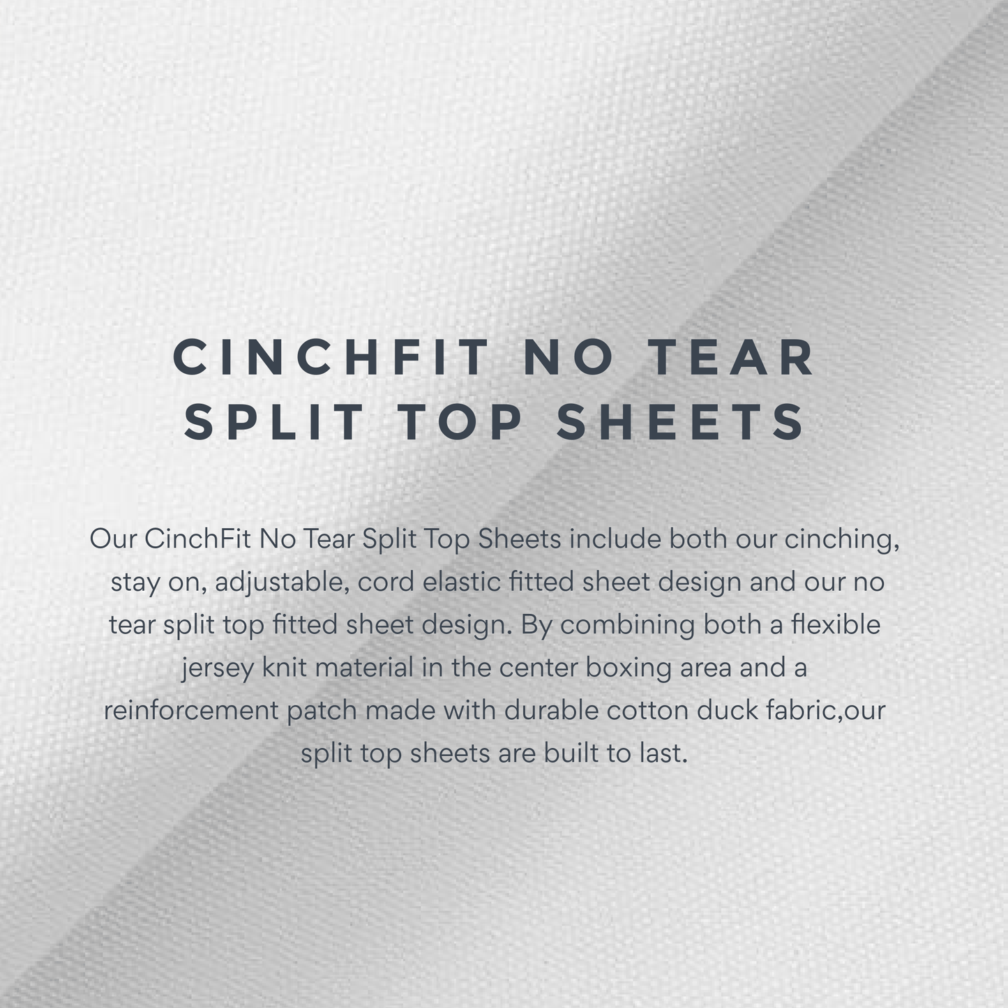 CinchFit American Made No Tear Split Top King Cotton Flannel Cord Elastic Sheets - Quahog Bay Bedding