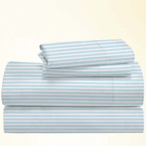 CinchFit American Made Twin 9 Inch Depth Sheet Sets - 400TC Cotton Prints - Quahog Bay Bedding