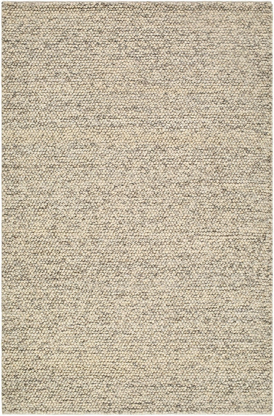 Clayne Beige & Charcoal Premium Wool Area Rug - Quahog Bay Bedding