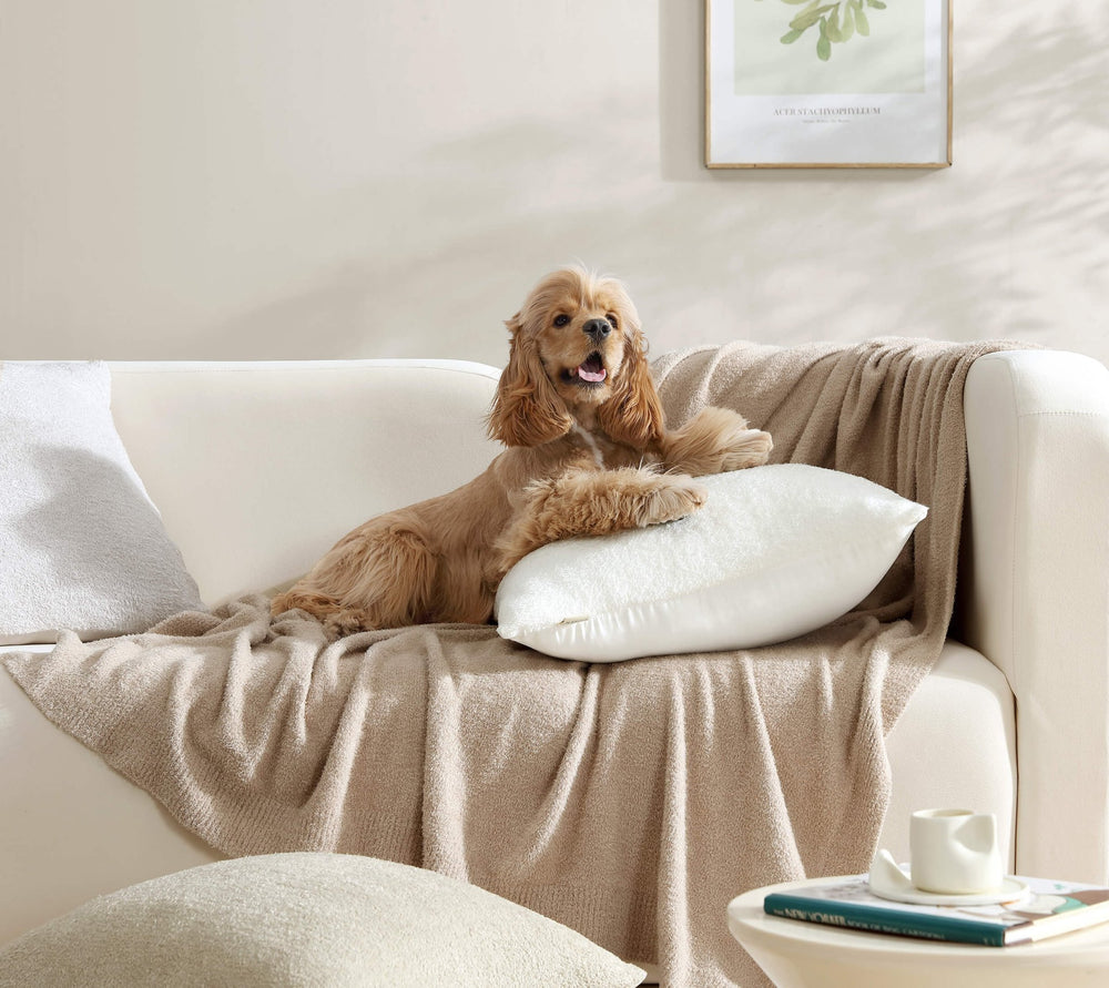 Cloud Silque Throw Pillow - Quahog Bay Bedding