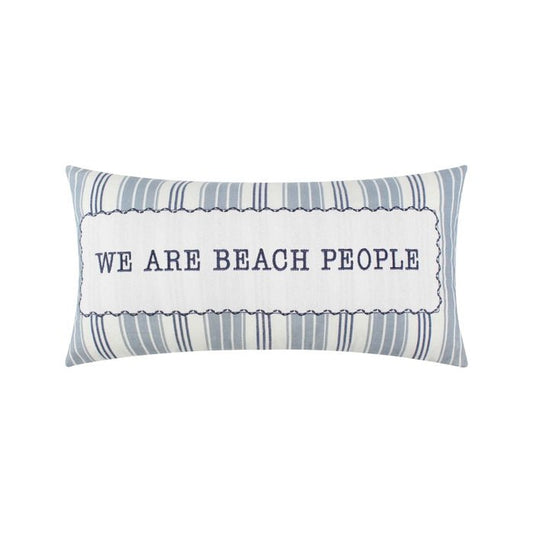 Ocean Meadow Beach Pillow | We Are Beach People - Quahog Bay Bedding