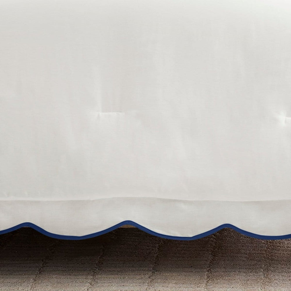 Coastal Chic Scalloped Edge 3 Piece Comforter Set - Quahog Bay Bedding