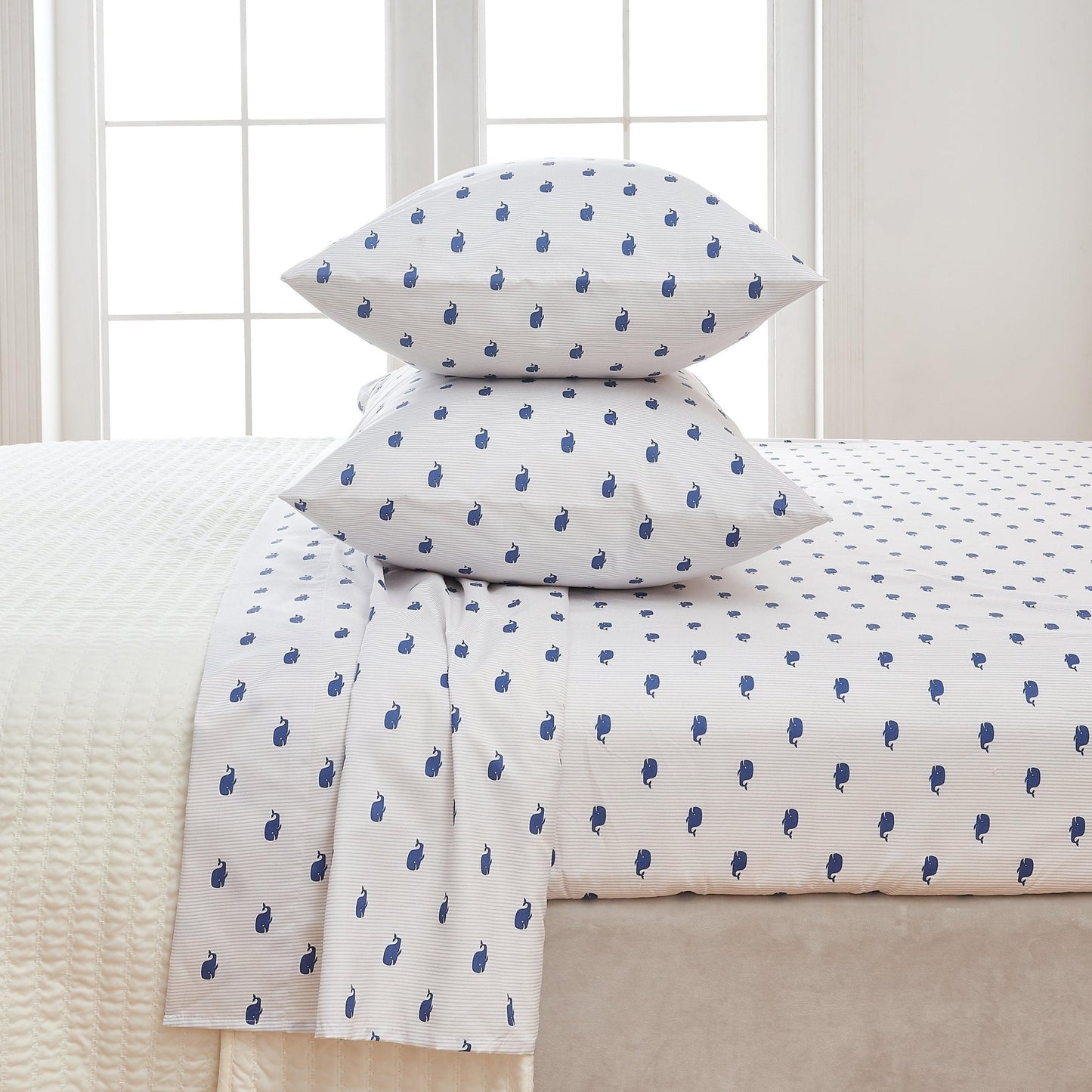 Coastal Microfiber Sheet Set - Coastal Sheet Sets - Quahog Bay Bedding