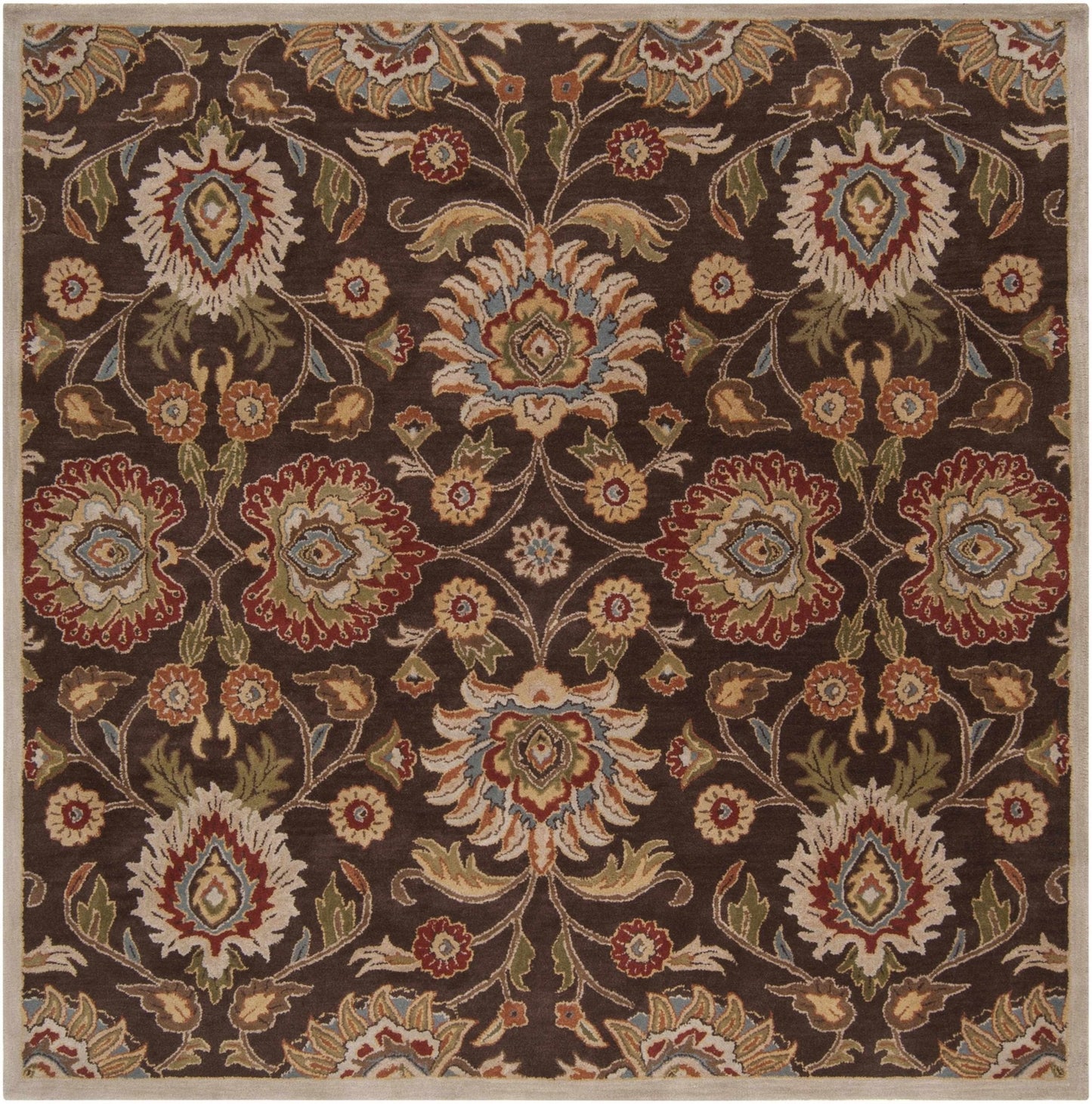 Conesus Hand Tufted Brown 1051 Area Rug - Quahog Bay Bedding