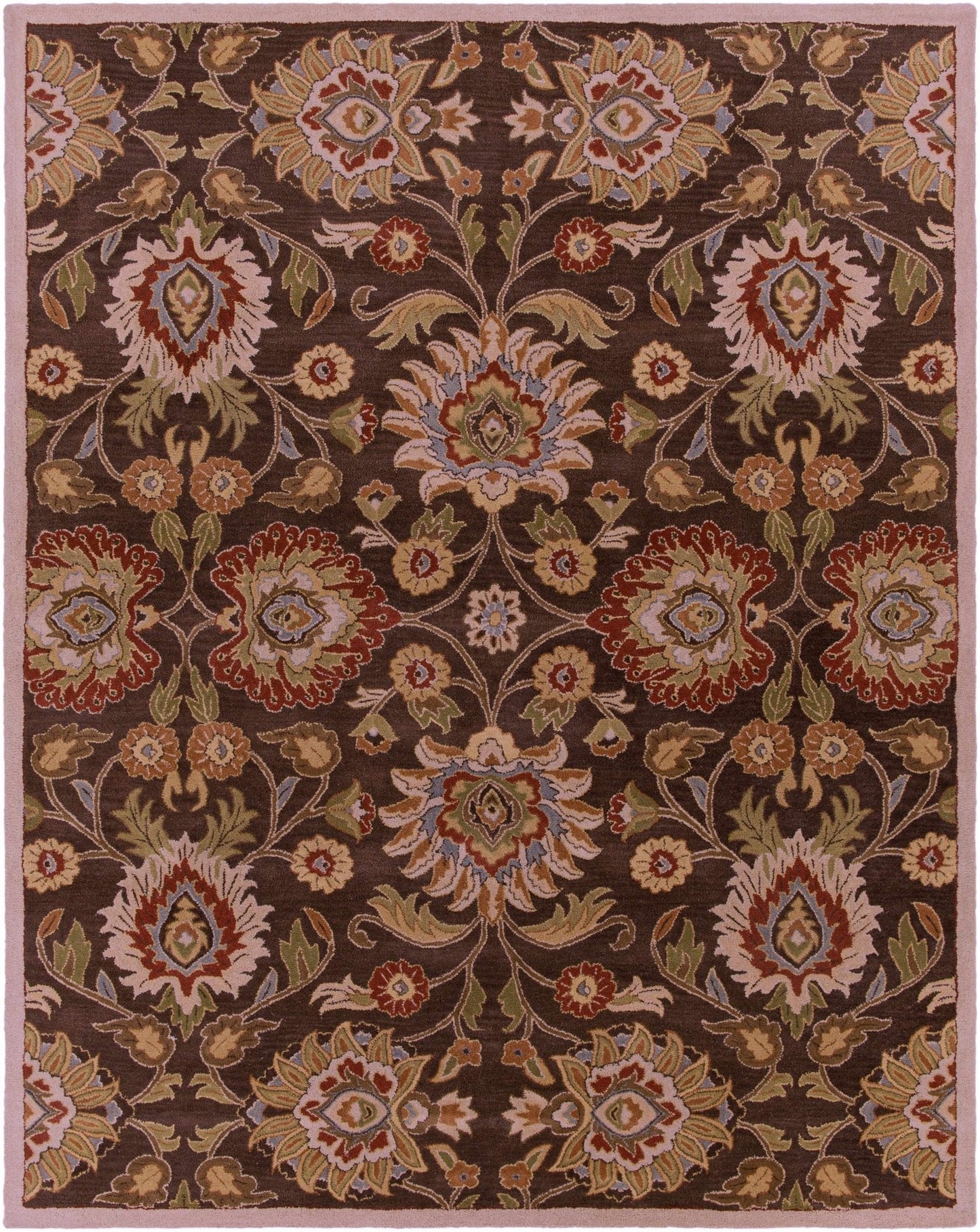 Conesus Hand Tufted Brown 1051 Area Rug - Quahog Bay Bedding
