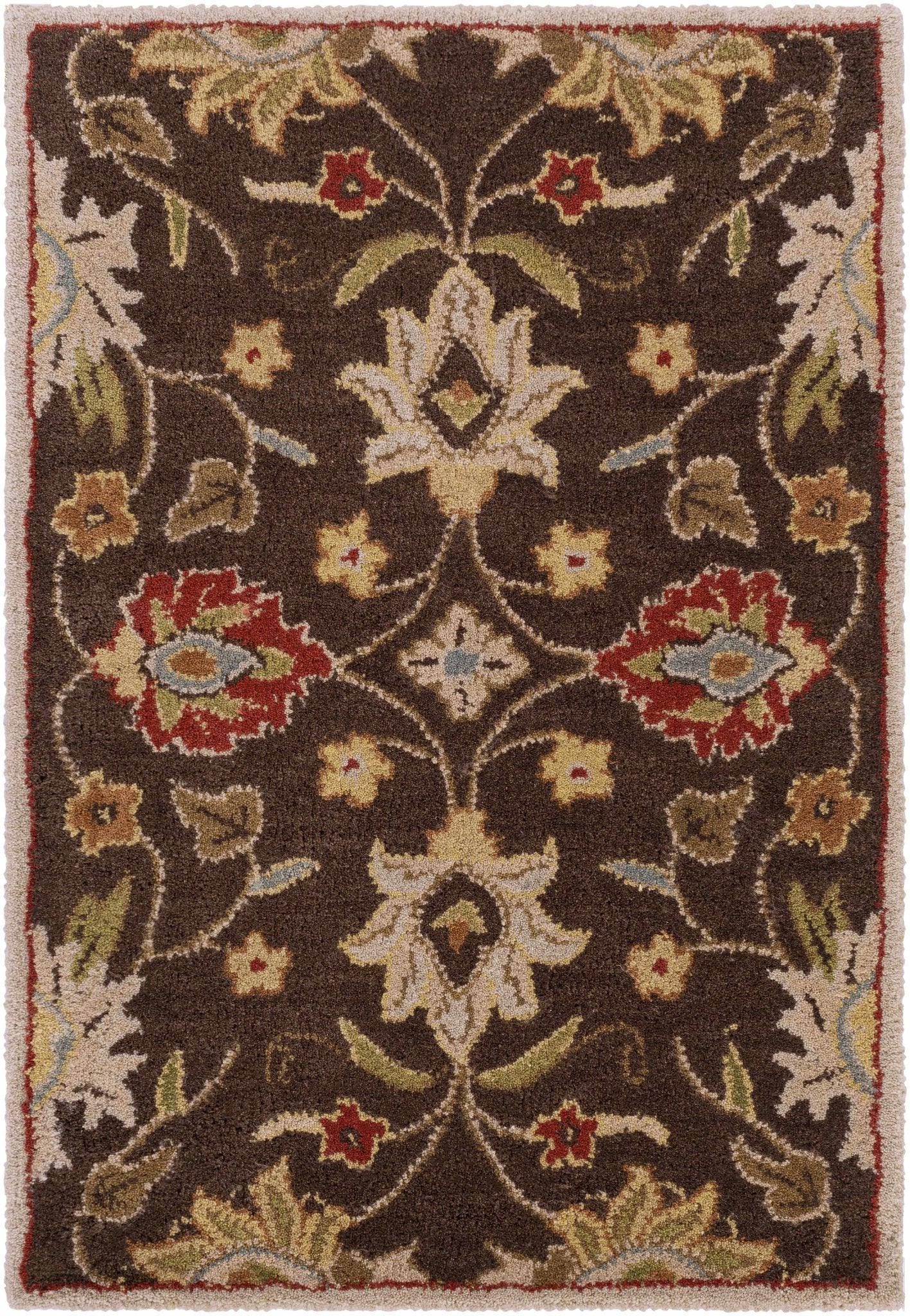 Conesus Hand Tufted Brown 1051 Area Rug - Quahog Bay Bedding