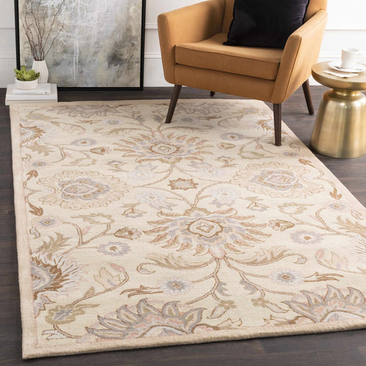 Conesus Hand Tufted Ivory 1109 Wool Rug - Quahog Bay Bedding