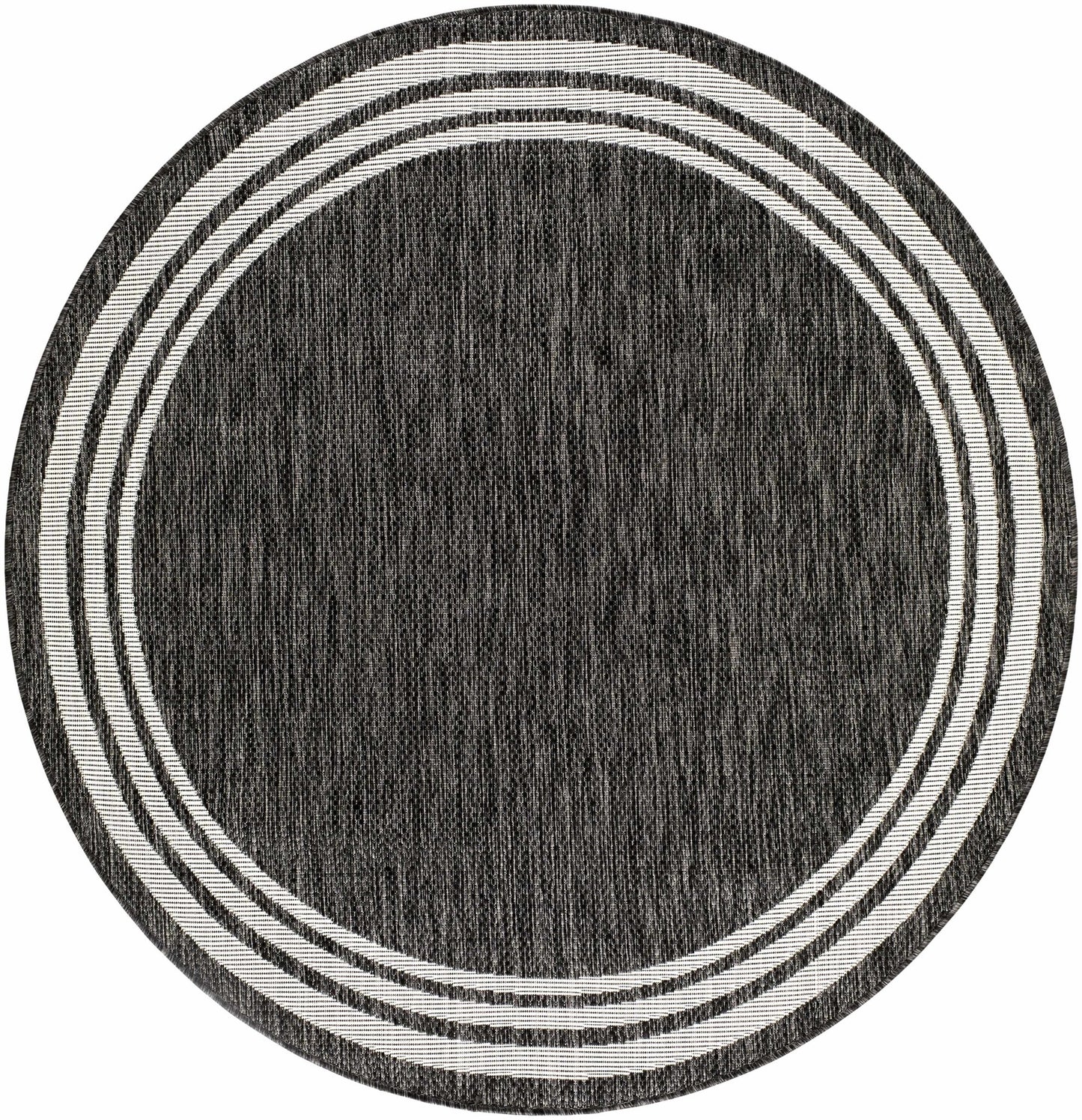 Coonamble Bordered Antrasit Rug - Quahog Bay Bedding