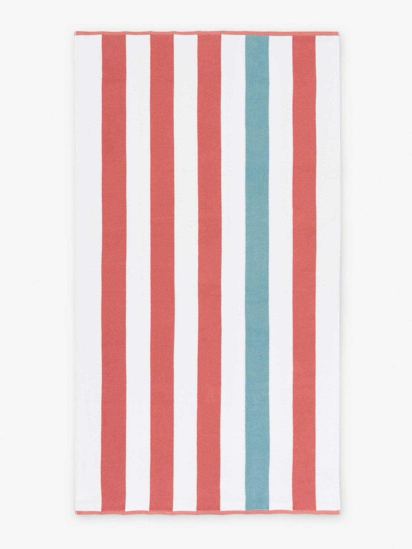Coral Sea Glass Cabana Beach Towel - Quahog Bay Bedding