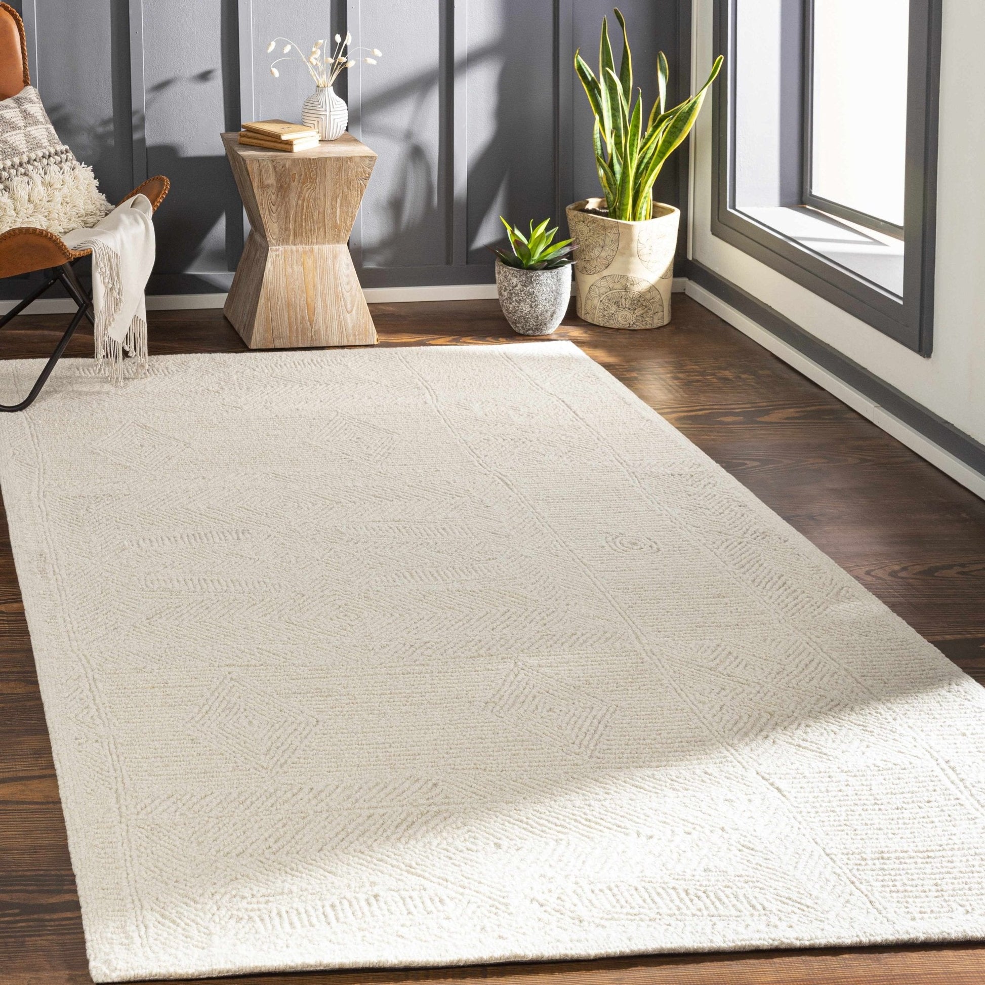 Cork Textured Wool Rug - Quahog Bay Bedding