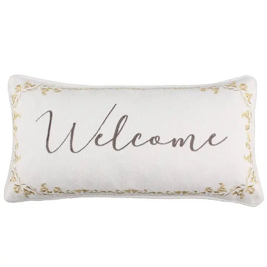 Cosima Welcome Pillow - Coastal Accent Pillows - Quahog Bay Bedding