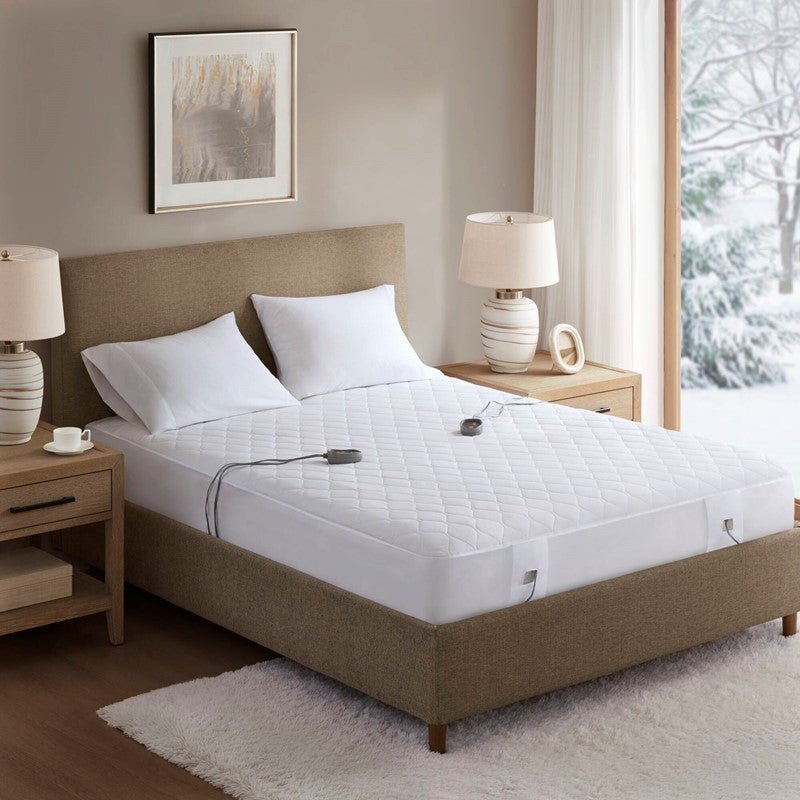 Cotton Blend Heated Mattress Pad - Quahog Bay Bedding