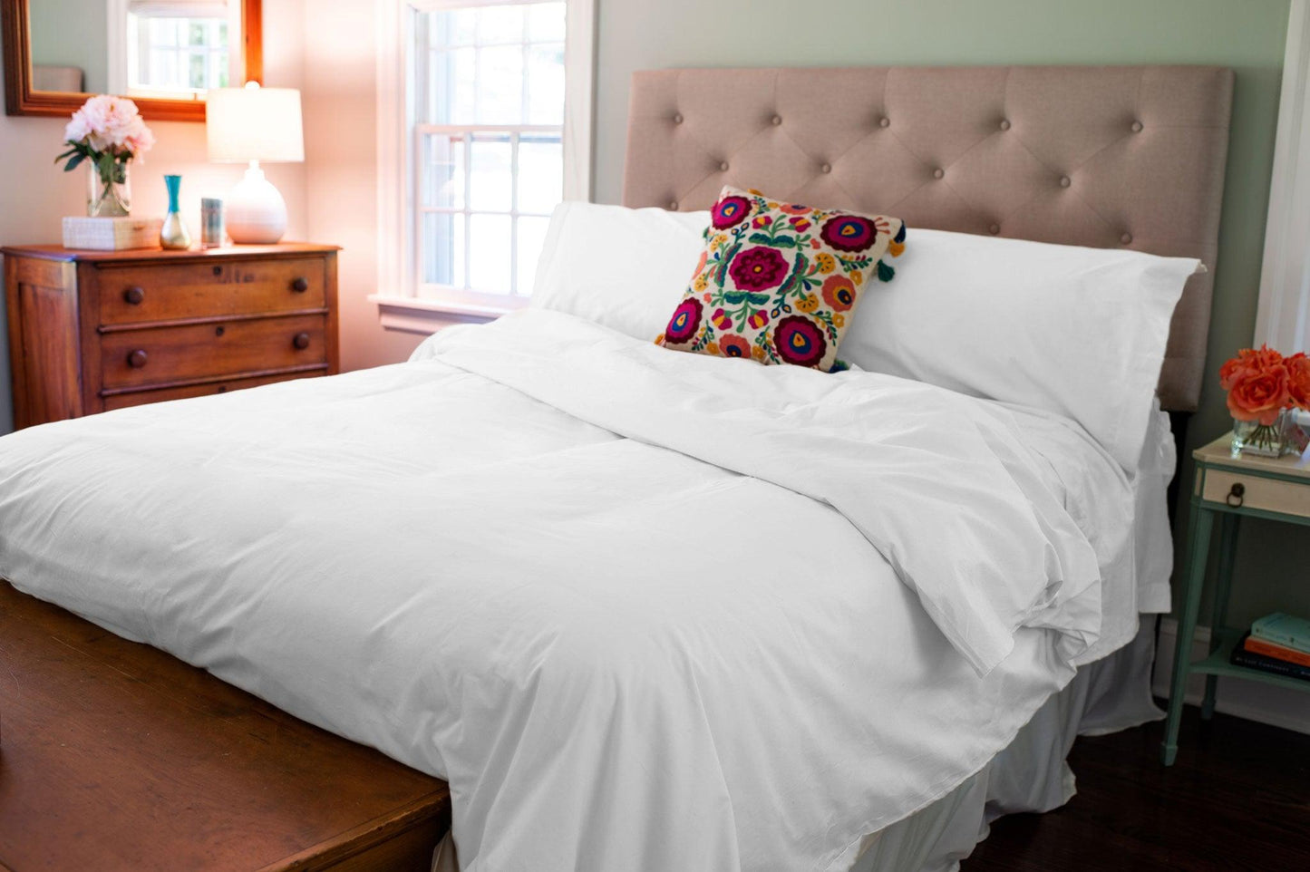 Cotton Duvet Cover Set - American Made With USA Grown Cotton - Quahog Bay Bedding