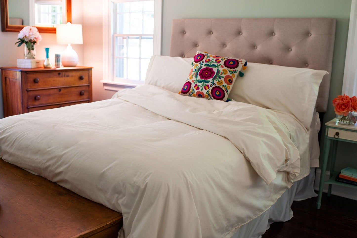 Cotton Duvet Cover Set - American Made With USA Grown Cotton - Quahog Bay Bedding