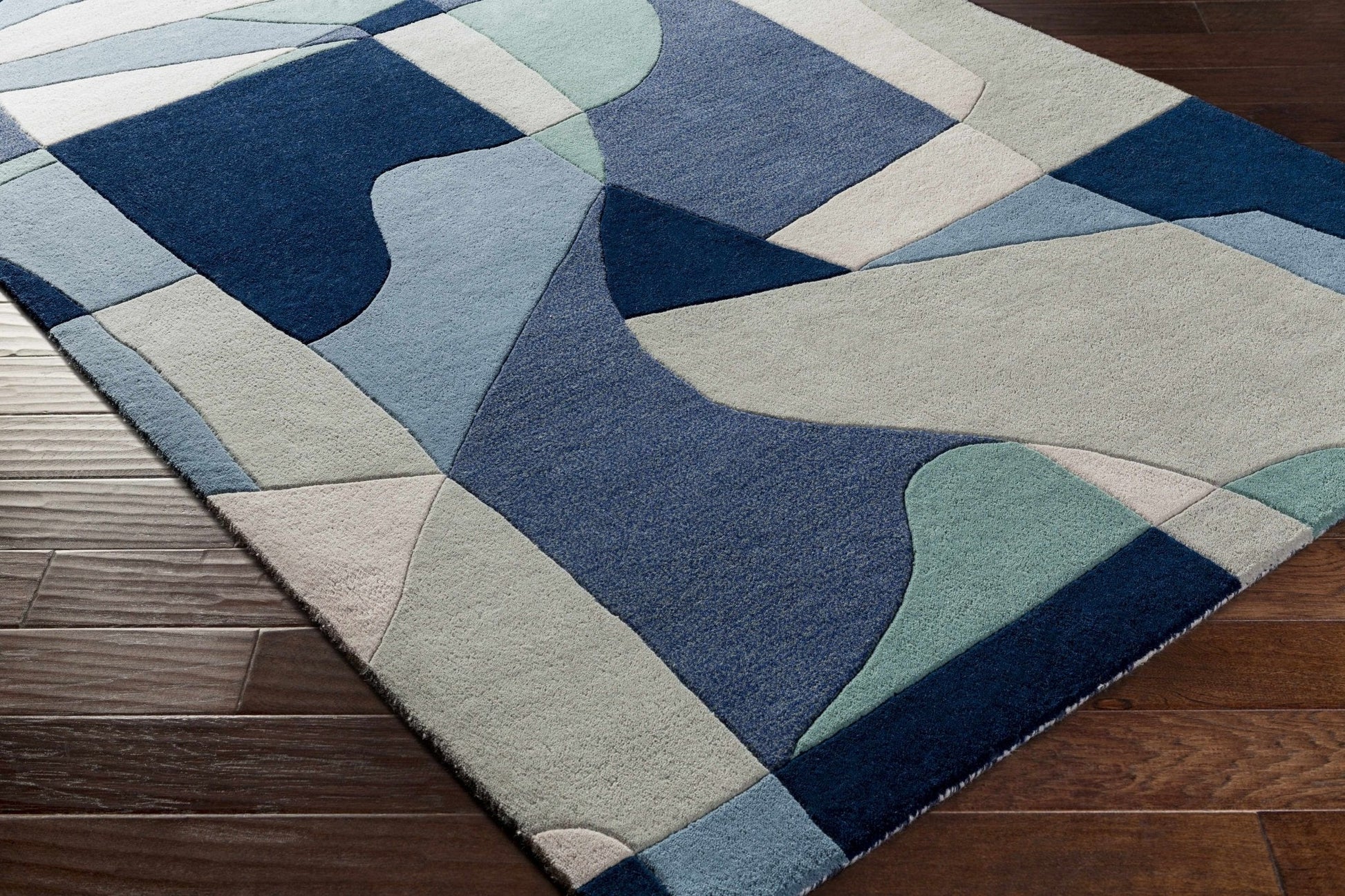 Crawfordsville Modern Wool Rug - Quahog Bay Bedding
