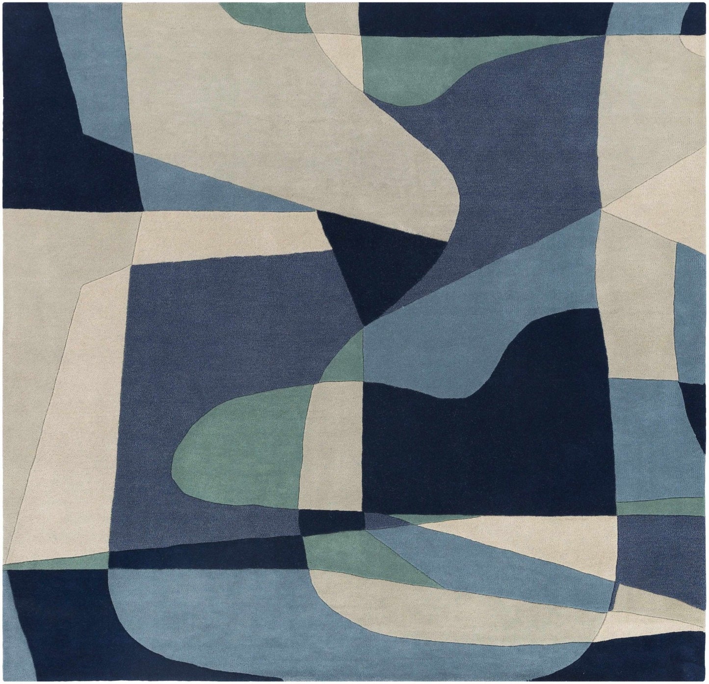 Crawfordsville Modern Wool Rug - Quahog Bay Bedding