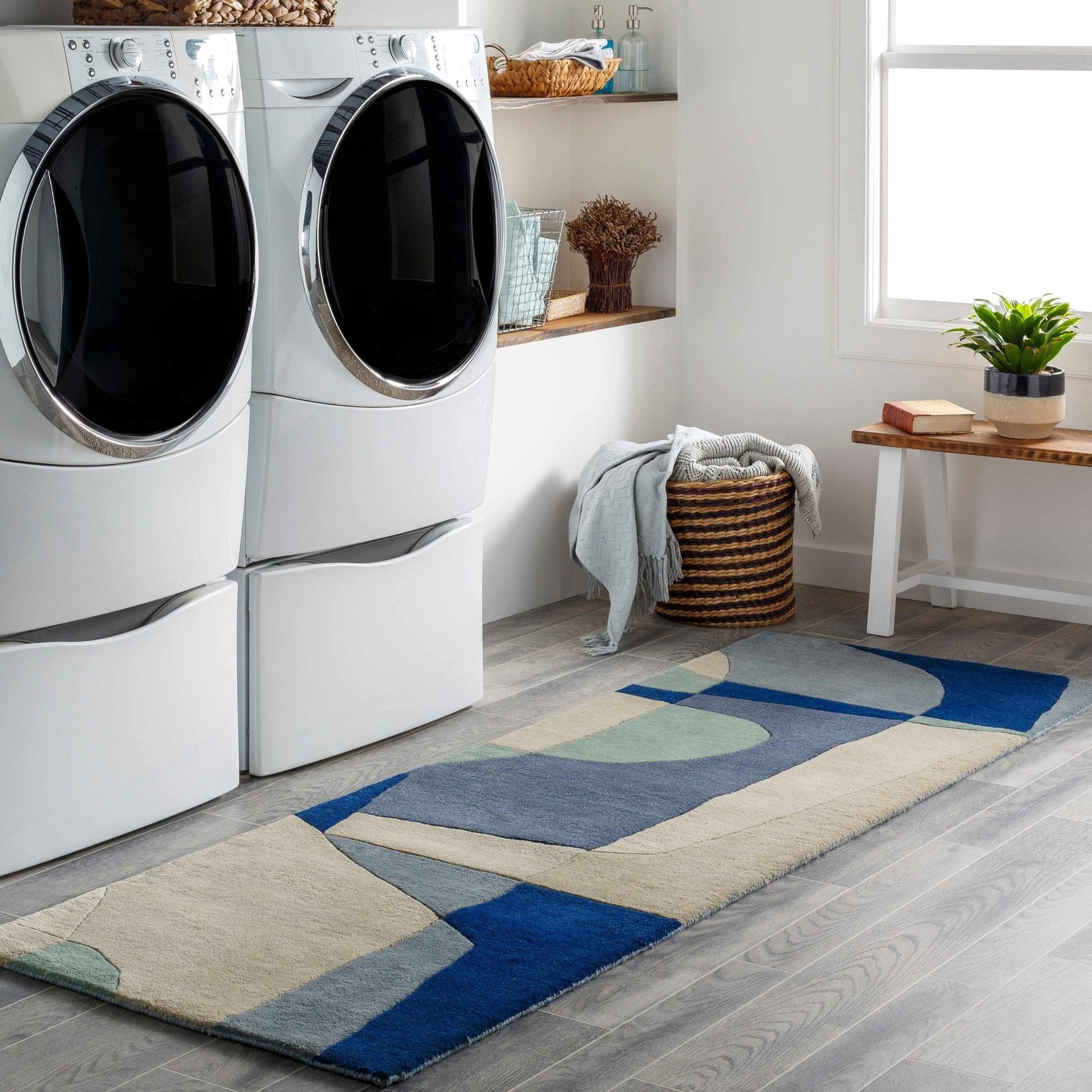 Crawfordsville Modern Wool Rug - Quahog Bay Bedding
