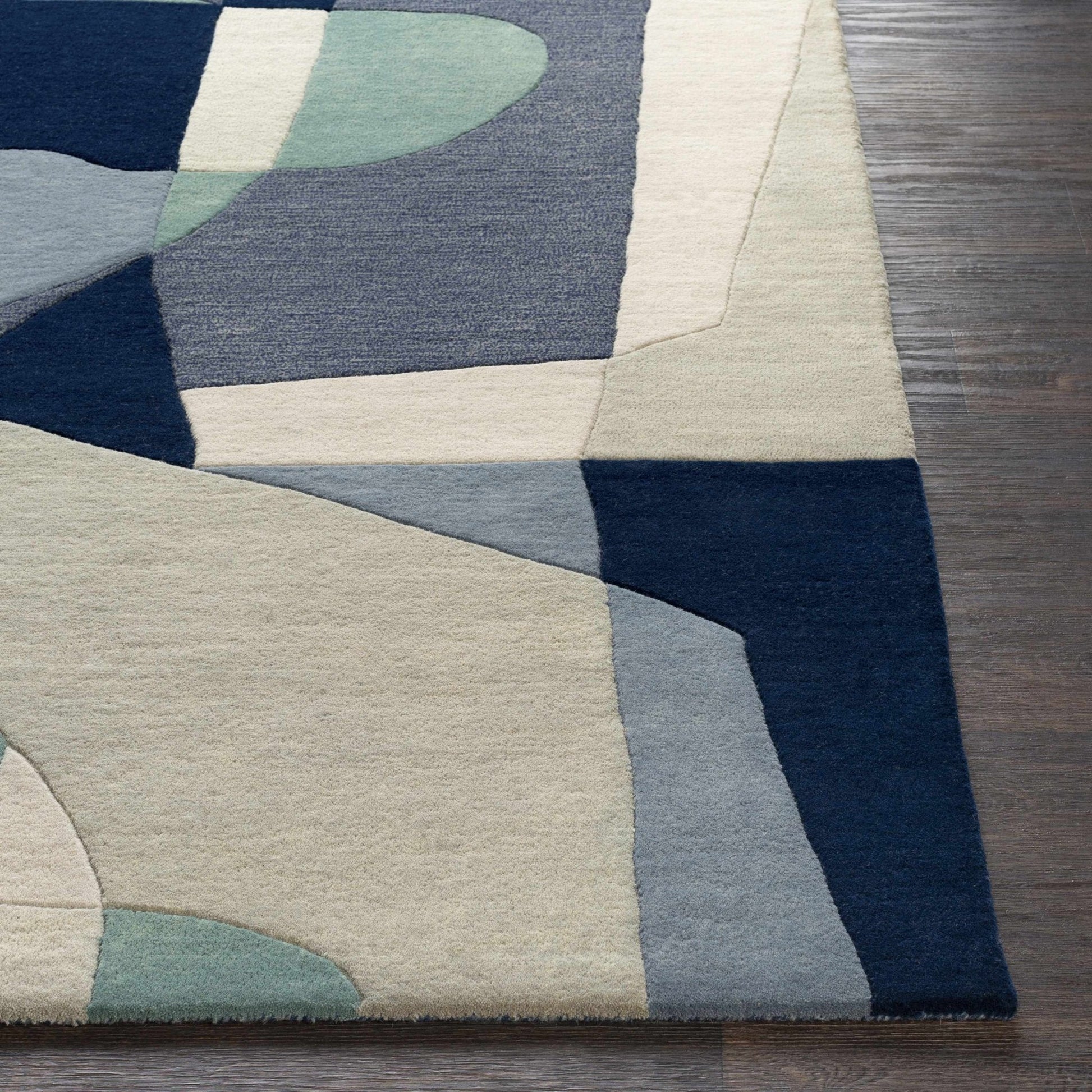 Crawfordsville Modern Wool Rug - Quahog Bay Bedding