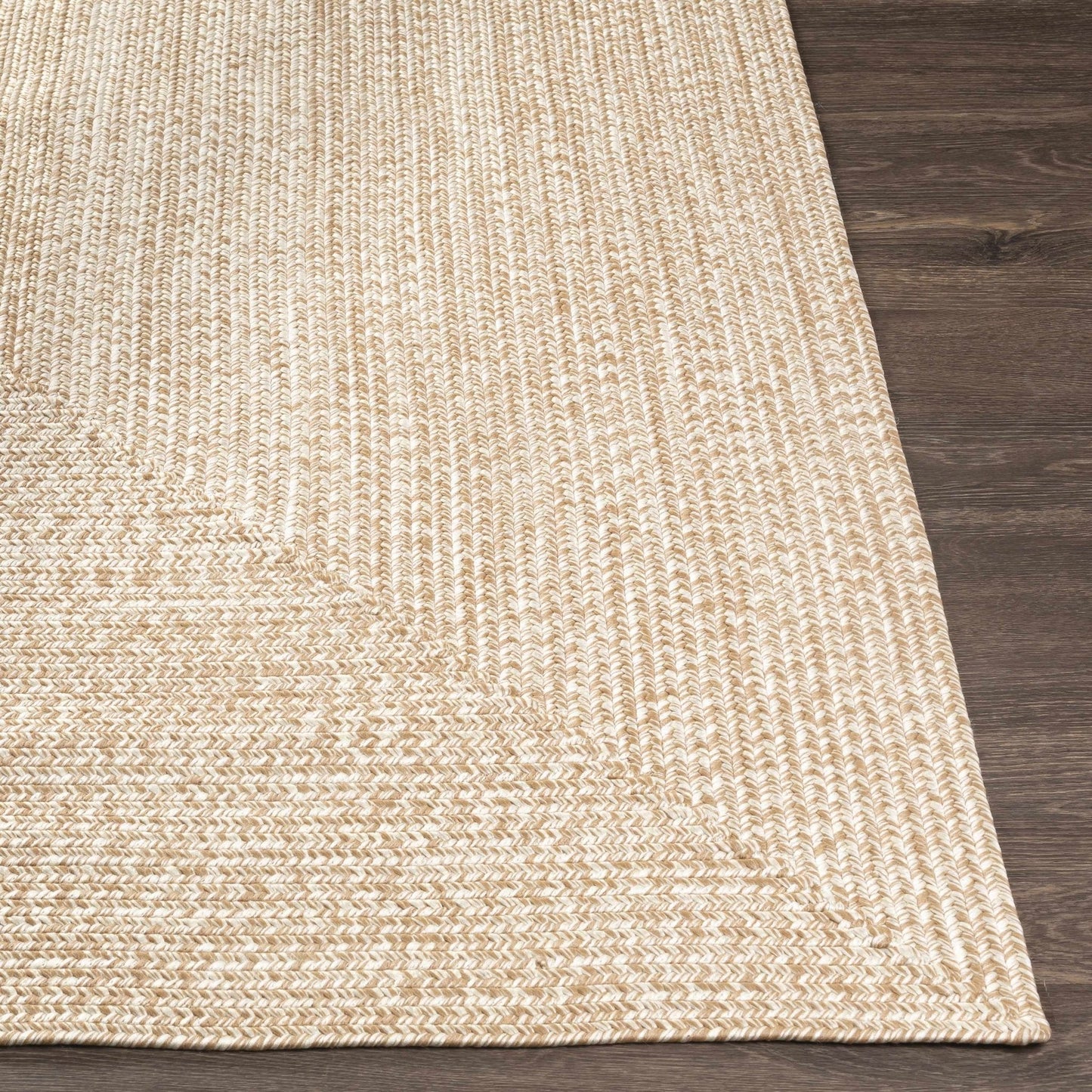 Cream Braided Faux Jute Rug - Quahog Bay Bedding
