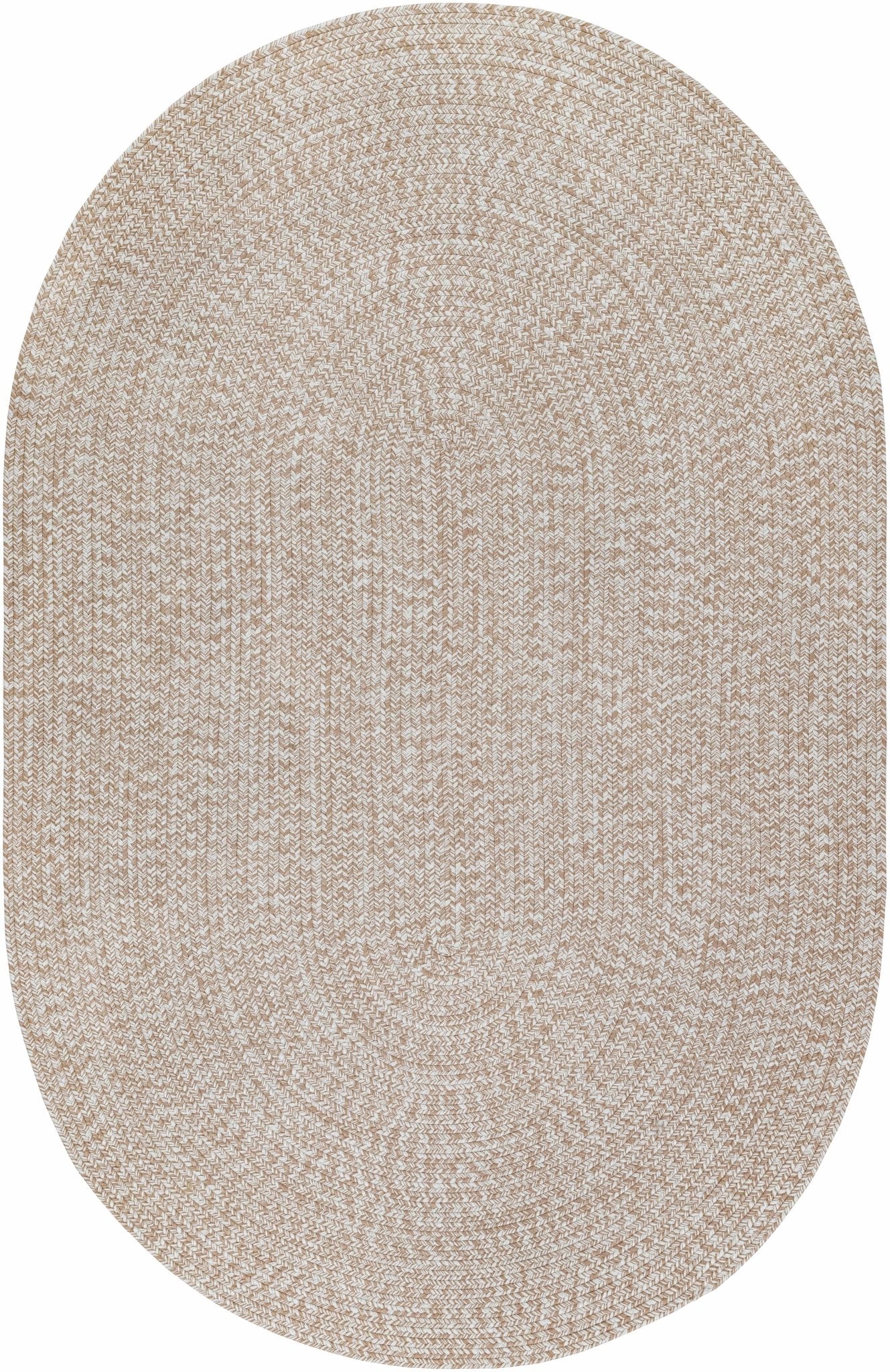 Cream Braided Faux Jute Rug - Quahog Bay Bedding