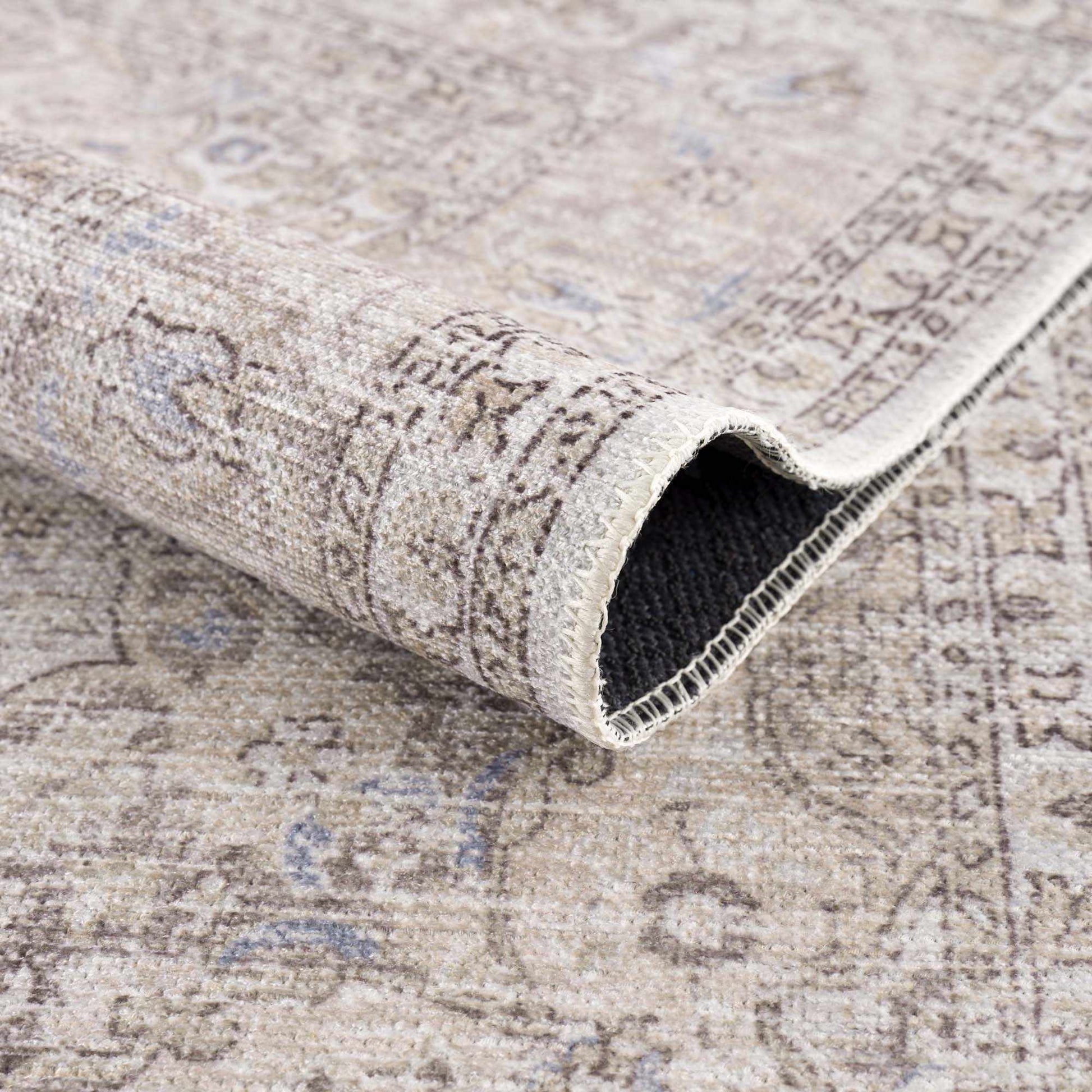 Cream Holi - 2301 Washable Area Rug - Quahog Bay Bedding