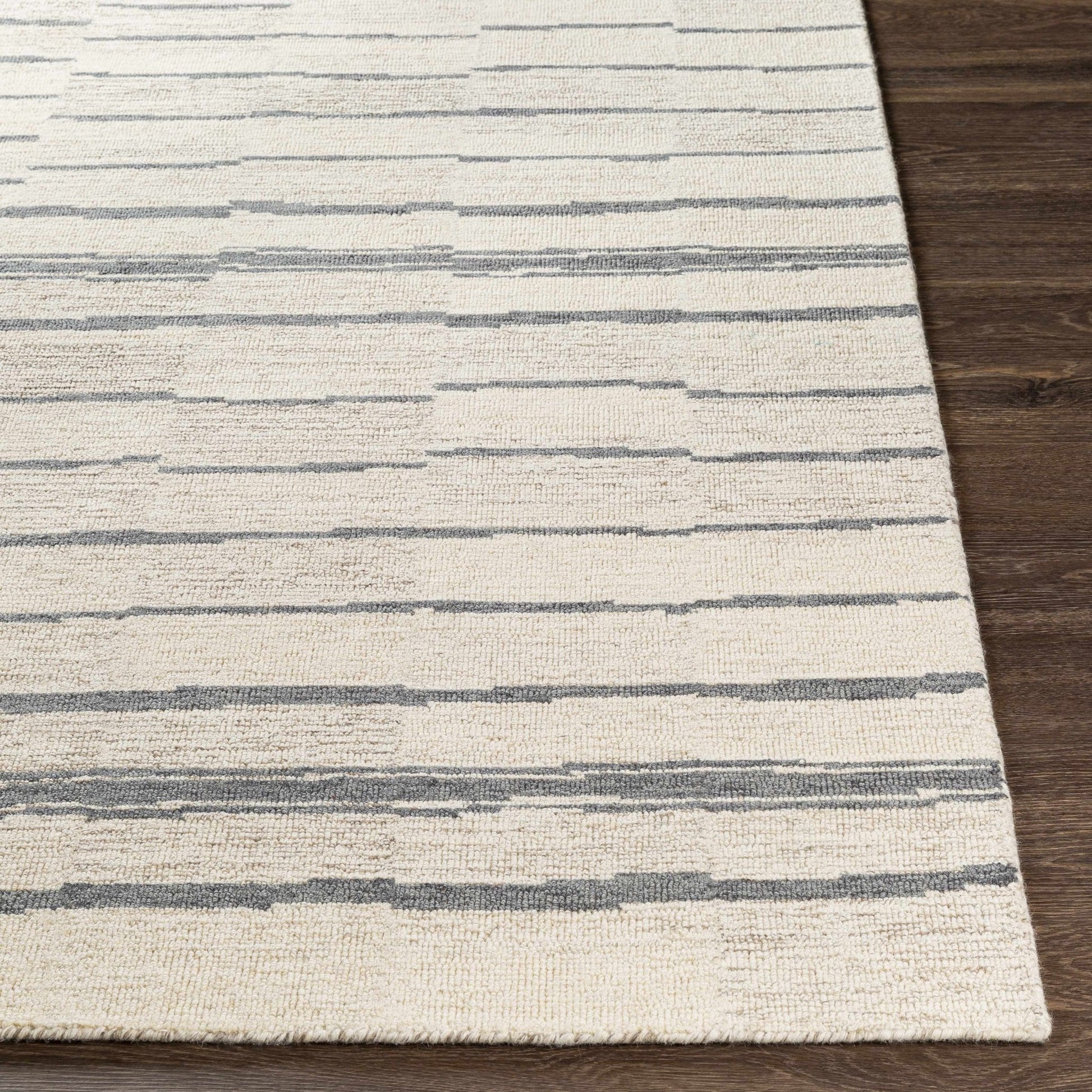 Creswell Broken - Striped Area Rug - Quahog Bay Bedding