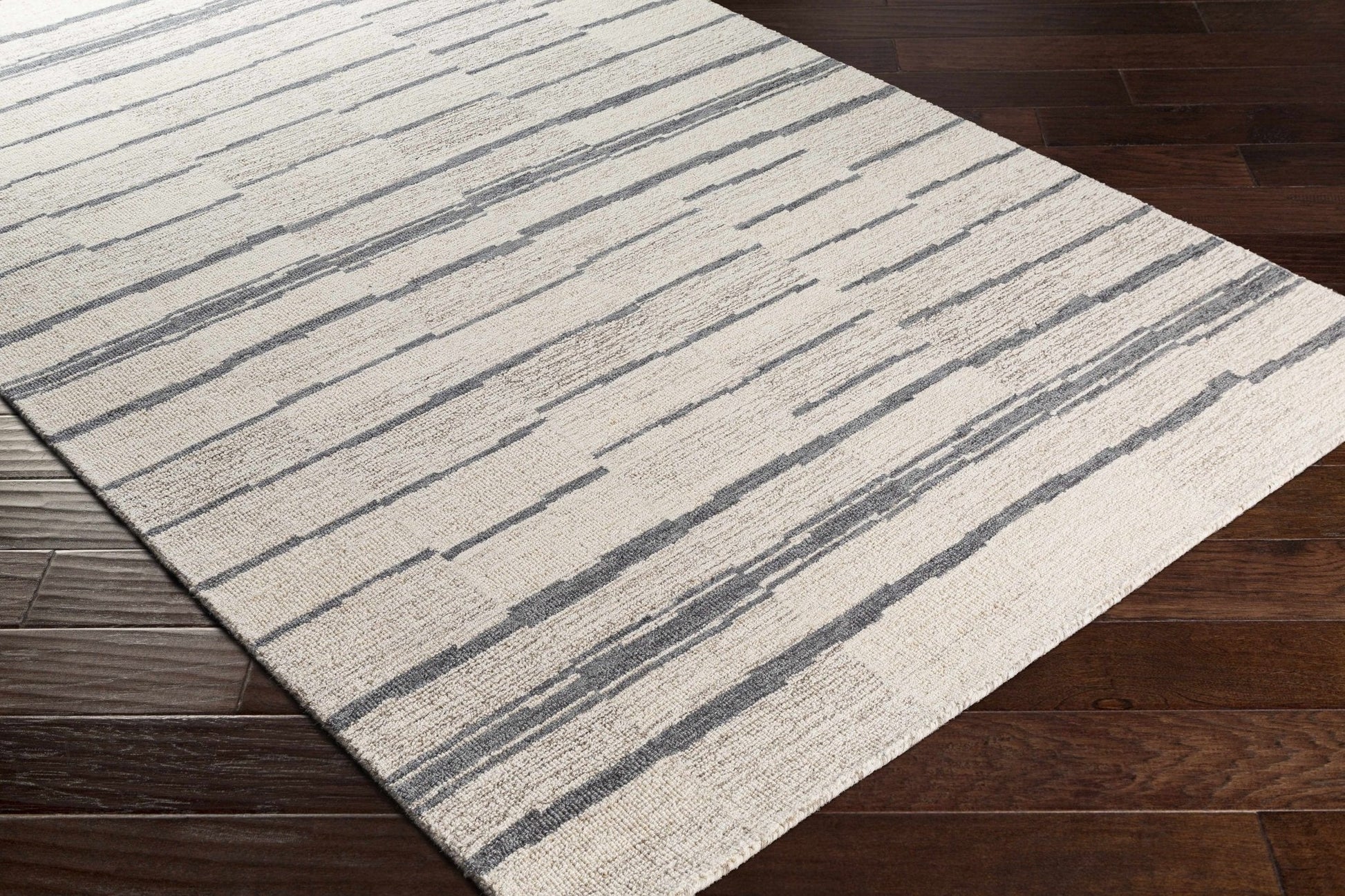 Creswell Broken - Striped Area Rug - Quahog Bay Bedding