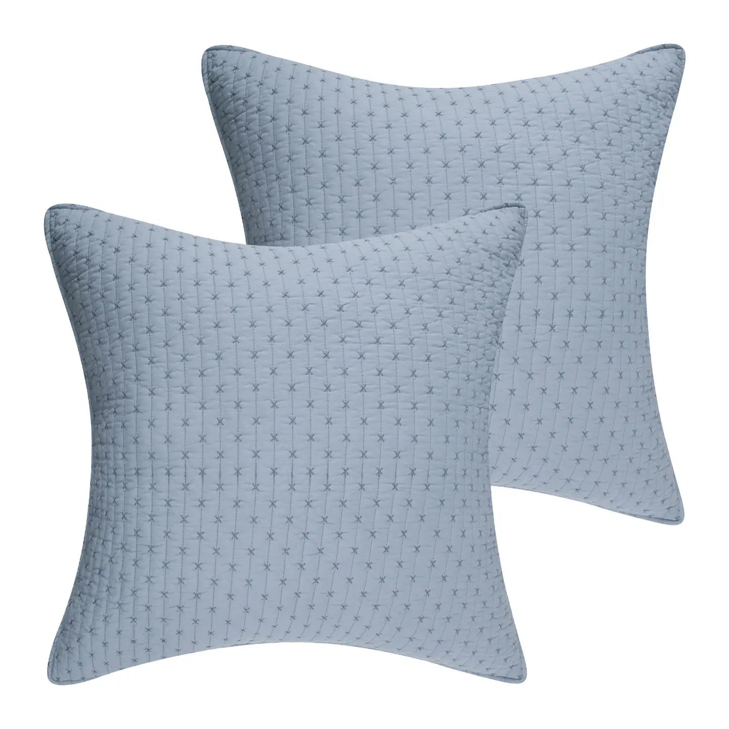 Cross Stitch Euro Sham Set of 2 - Quahog Bay Bedding