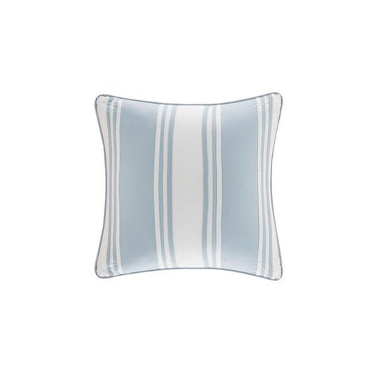 Crystal Beach Pieced Square Pillow Coastal Decor - Quahog Bay Bedding