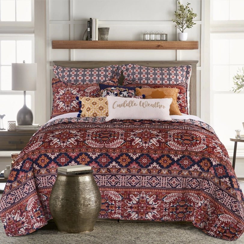 Cuddle Weather Pillow - Fall Themed Bedding - Quahog Bay Bedding