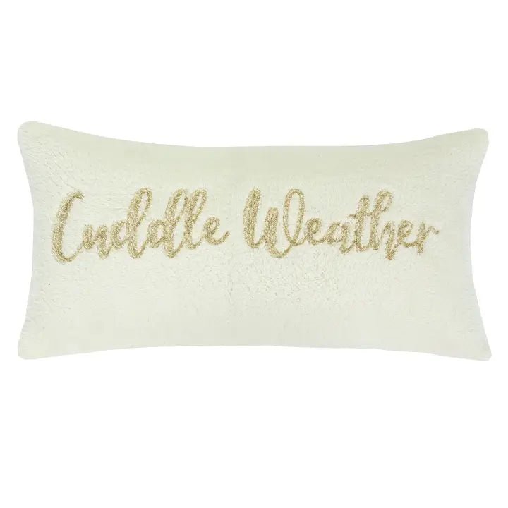 Cuddle Weather Pillow - Fall Themed Bedding - Quahog Bay Bedding