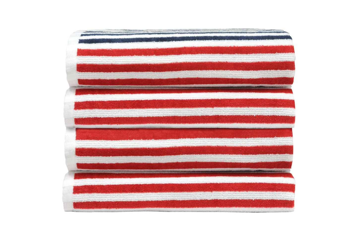 Dan River 2 - 4 Pack Cabana Stripe Beach Towel Set - Quahog Bay Bedding