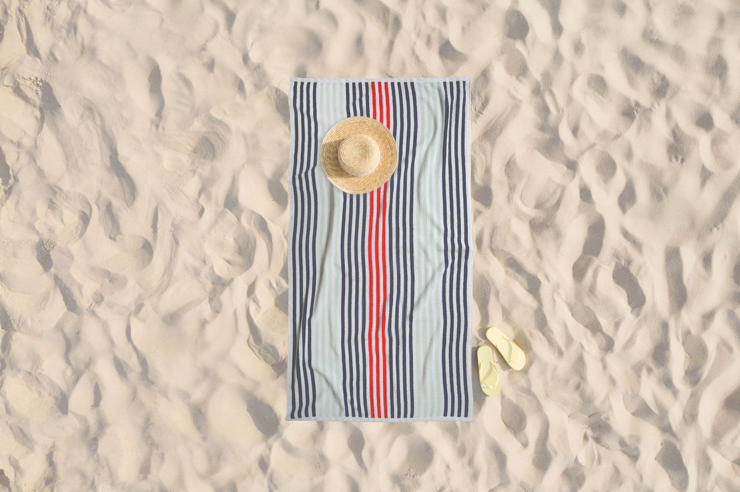 Dan River 2 - 4 Pack Cabana Stripe Beach Towel Set - Quahog Bay Bedding