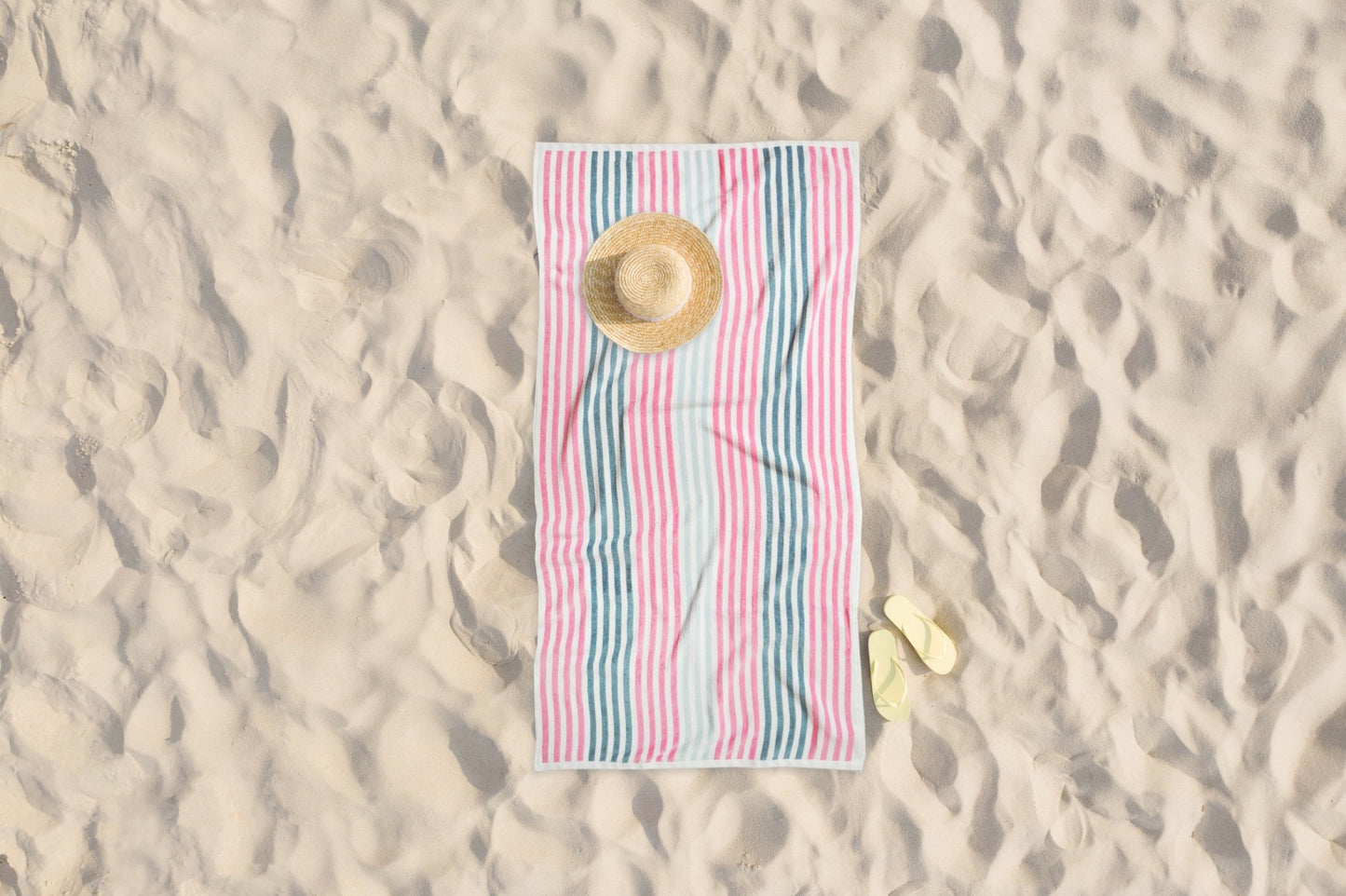 Dan River 2 - 4 Pack Cabana Stripe Beach Towel Set - Quahog Bay Bedding